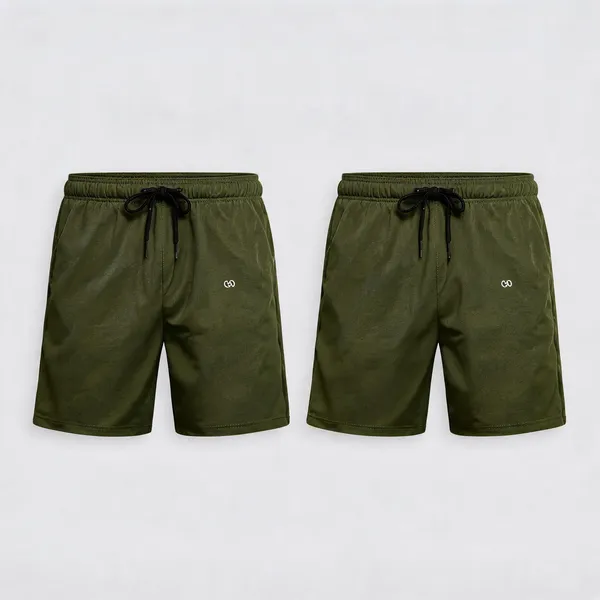 Olive_Green_Premium_Polyester_And_Spandex_Sports_Shorts_For_Men