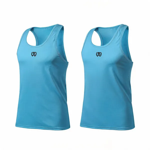 Sky_Blue_Premium_Polyester_And_Spandex_Tank_Top_For_Men