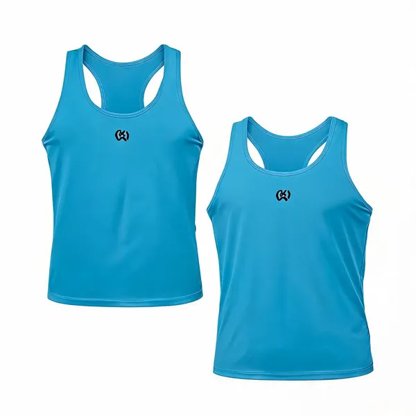 Sky_Blue_Premium_Polyester_And_Spandex_Tank_Top_For_Men