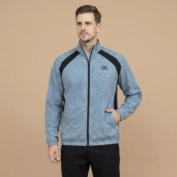 Grey_Premium_Polyester_And_Spandex_Jacket_For_Men