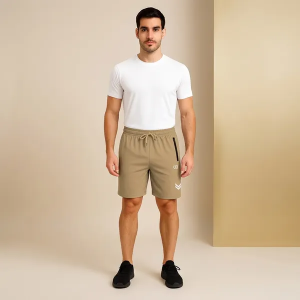Beige_Premium_Polyester_And_Spandex_Sports_Shorts_For_Men