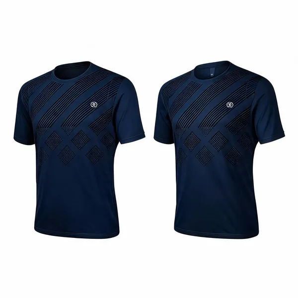 Navy_Premium_Polyester_And_Spandex_Sports_T-Shirt_For_Men