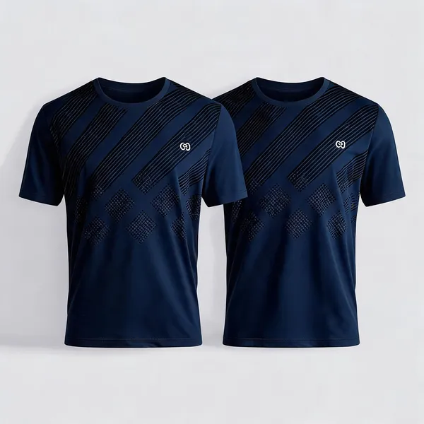Navy_Premium_Polyester_And_Spandex_Sports_T-Shirt_For_Men