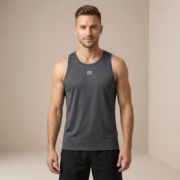 Grey_Premium_Polyester_And_Spandex_Tank_Top_For_Men