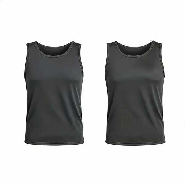 Grey_Premium_Polyester_And_Spandex_Tank_Top_For_Men