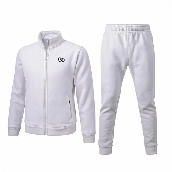 White_Premium_Polyester_And_Spandex_Tracksuit_For_Men