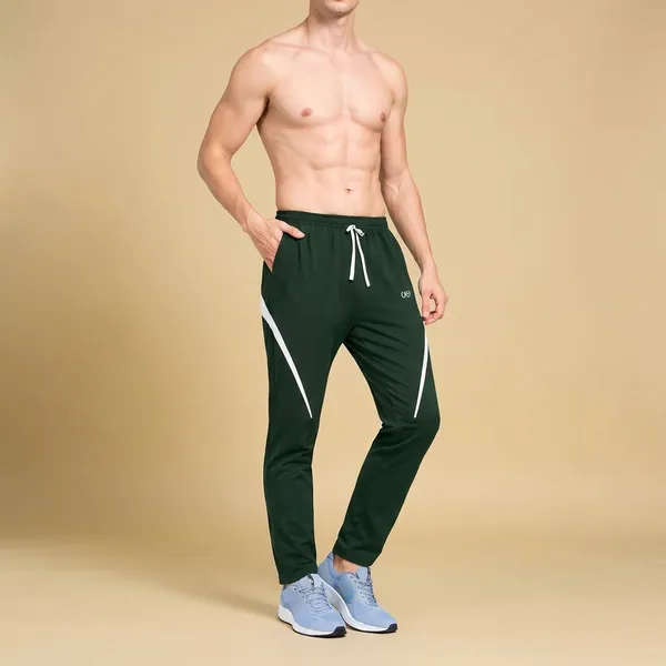 Green_Premium_Polyester_And_Spandex_Track_Pants_For_Men