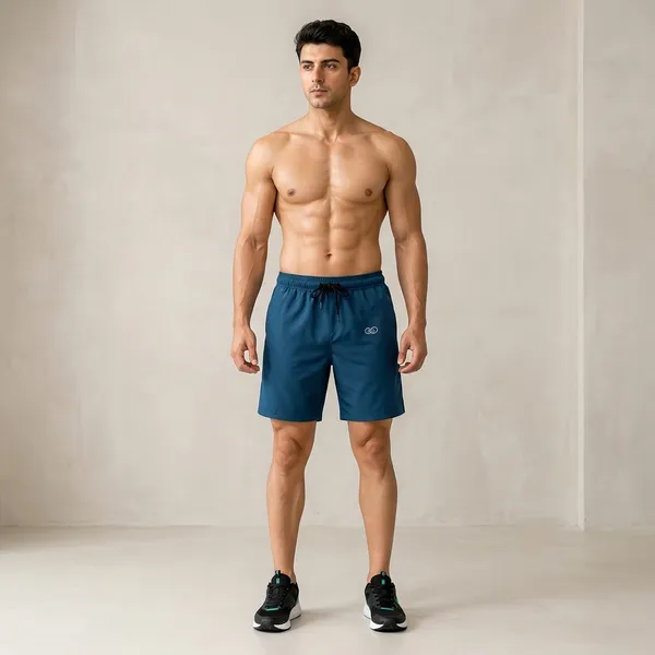 Teal_Blue_Premium_Polyester_And_Spandex_Sports_Shorts_For_Men