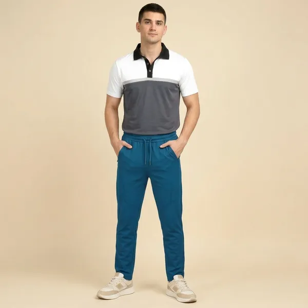Teal_Blue_Premium_Polyester_And_Spandex_Track_Pants_For_Men