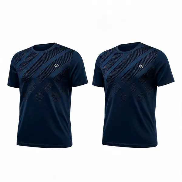 Navy_Premium_Polyester_And_Spandex_Sports_T-Shirt_For_Men