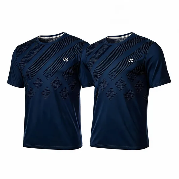 Navy_Premium_Polyester_And_Spandex_Sports_T-Shirt_For_Men
