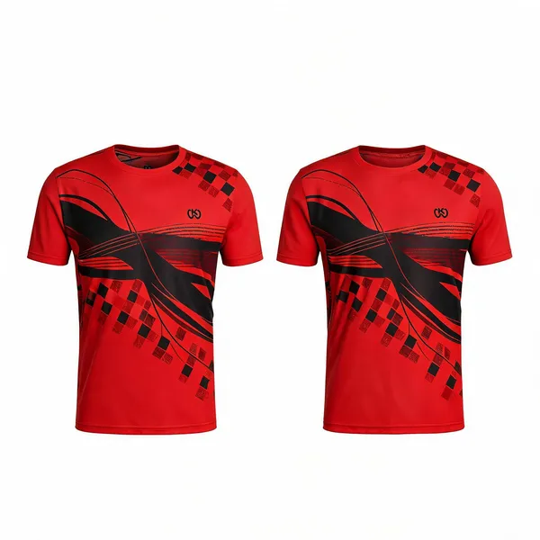 Red_Premium_Polyester_And_Spandex_Sports_T-Shirt_For_Men
