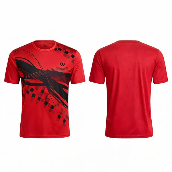 Red_Premium_Polyester_And_Spandex_Sports_T-Shirt_For_Men