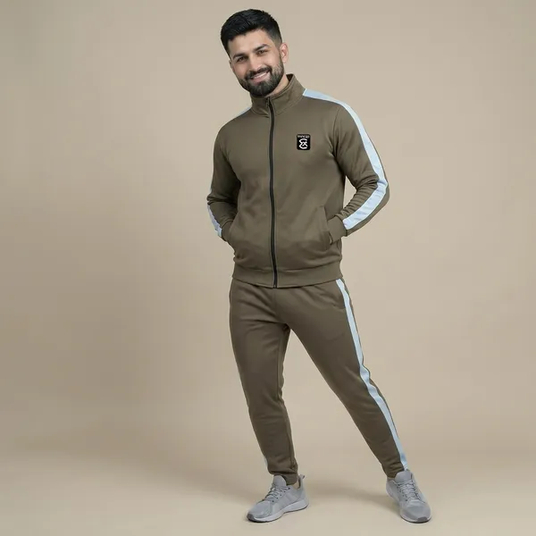 Brown_Premium_Polyester_And_Spandex_Tracksuit_For_Men