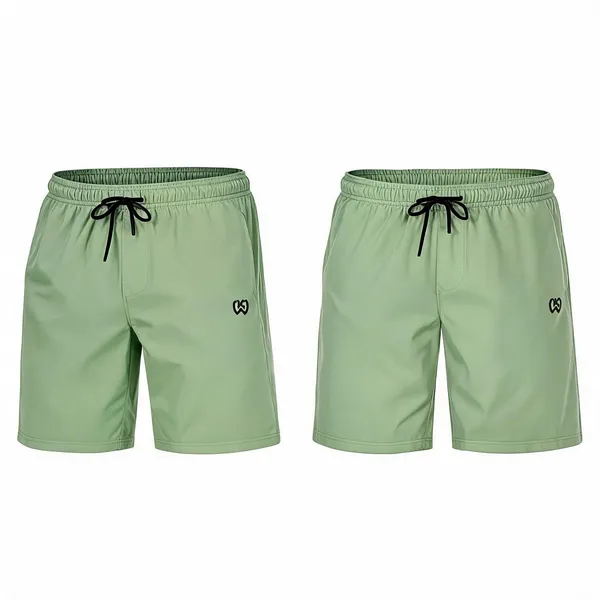 Green_Premium_Polyester_And_Spandex_Sports_Shorts_For_Men