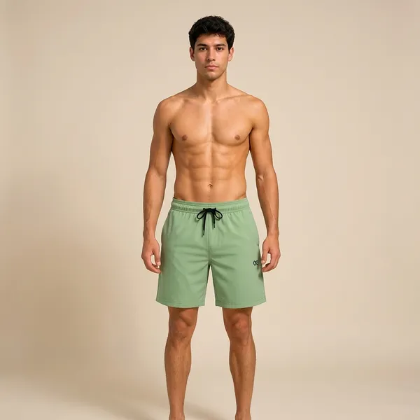 Green_Premium_Polyester_And_Spandex_Sports_Shorts_For_Men