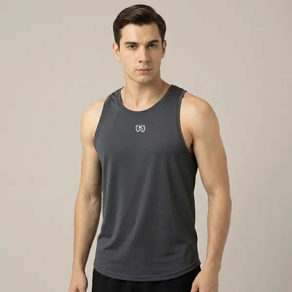 Grey_Premium_Polyester_And_Spandex_Tank_Top_For_Men
