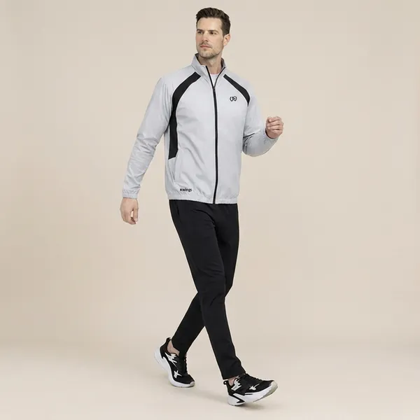 Grey_And_Black_Premium_Polyester_And_Spandex_Jacket_For_Men
