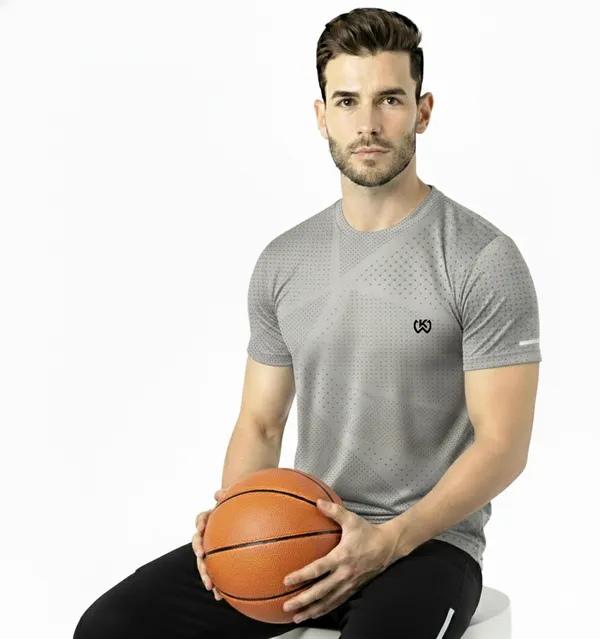Grey_Premium_Polyester_And_Spandex_Sports_T-Shirt_For_Men
