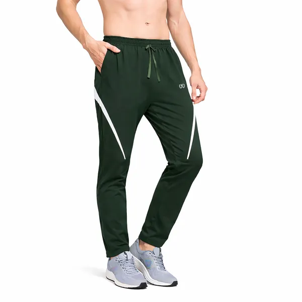 Green_Premium_Polyester_And_Spandex_Track_Pants_For_Men