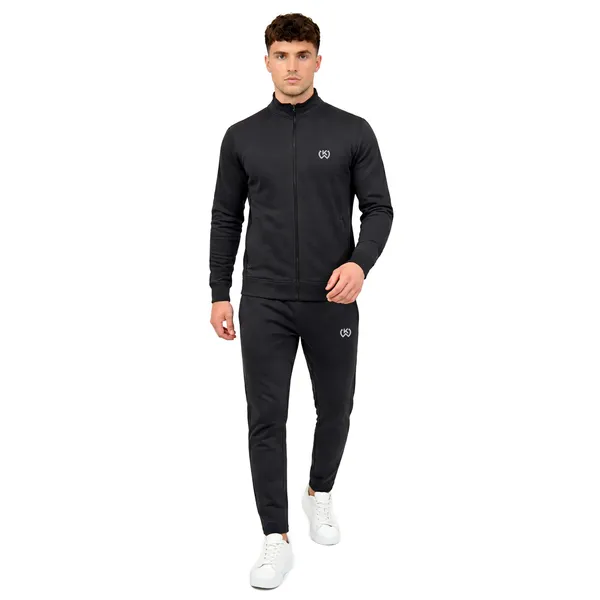 Black_Premium_Polyester_And_Spandex_Tracksuit_For_Men