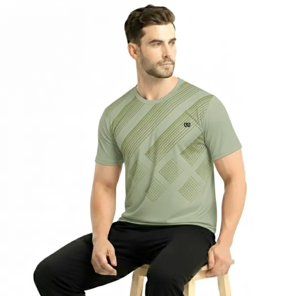 Sage_Green_Premium_Polyester_And_Spandex_Sports_T-Shirt_For_Men