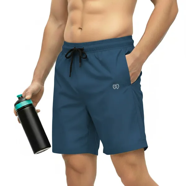 Teal_Blue_Premium_Polyester_And_Spandex_Sports_Shorts_For_Men