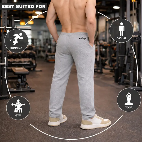 White_Premium_Polyester_And_Spandex_Track_Pants_For_Men