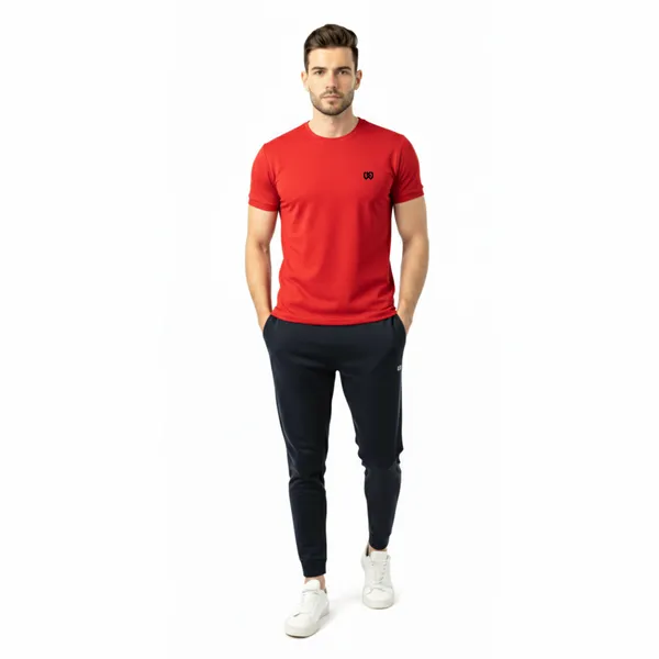 Red_Premium_Polyester_And_Spandex_Sports_T-Shirt_For_Men
