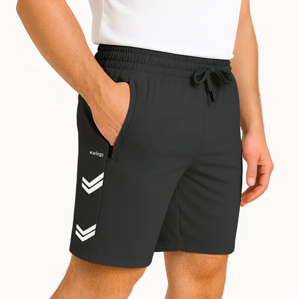 Black_Premium_Polyester_And_Spandex_Sports_Shorts_For_Men