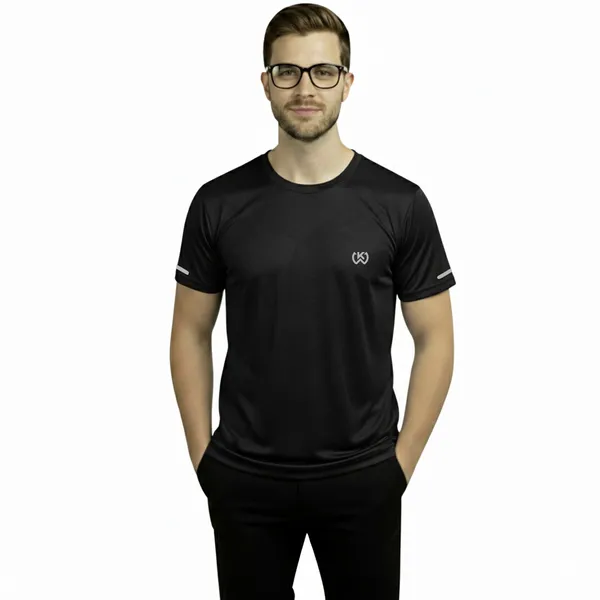 Black_Premium_Polyester_And_Spandex_Sports_T-Shirt_For_Men