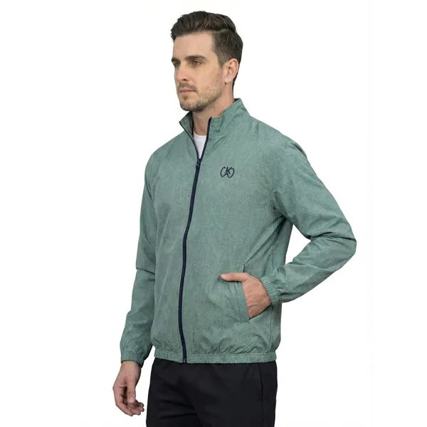 Green_Premium_Polyester_And_Spandex_Jacket_For_Men