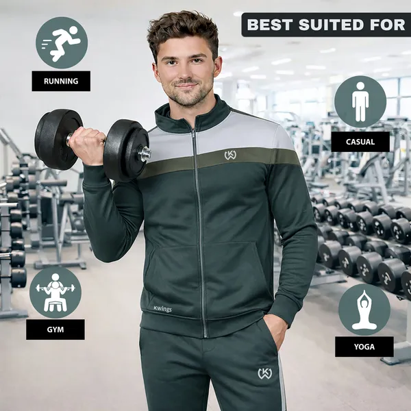 Green_Premium_Polyester_And_Spandex_Tracksuit_For_Men
