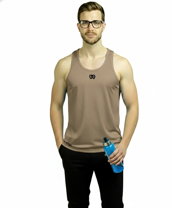 Beige_Premium_Polyester_And_Spandex_Tank_Top_For_Men