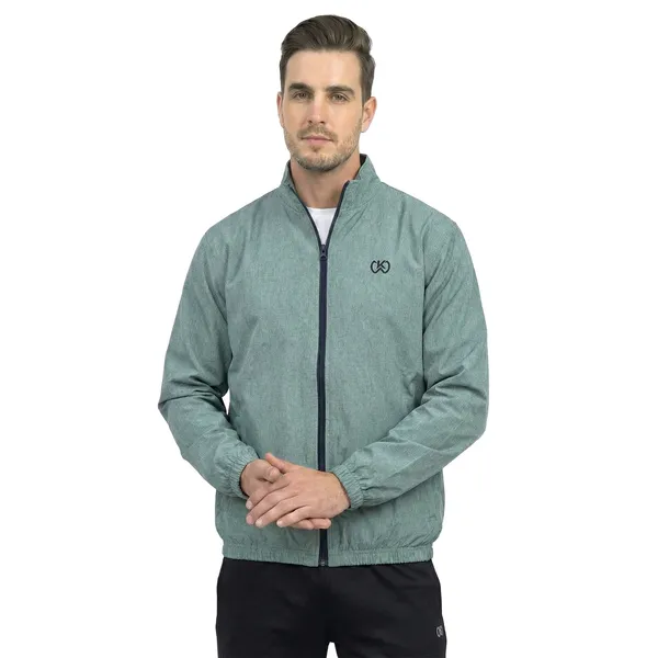 Green_Premium_Polyester_And_Spandex_Jacket_For_Men