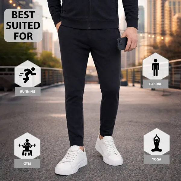 Black_Premium_Polyester_And_Spandex_Tracksuit_For_Men