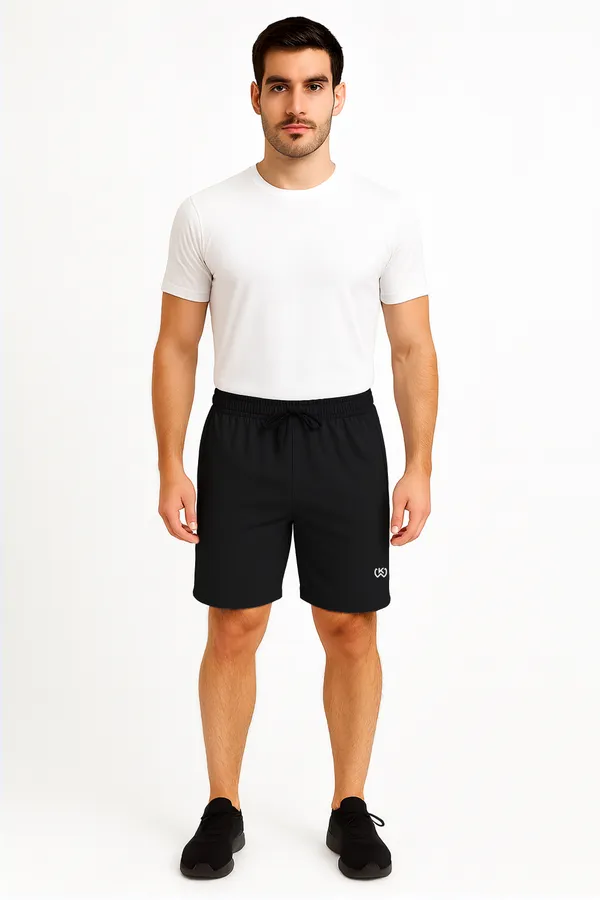 Black_Premium_Polyester_And_Spandex_Sports_Shorts_For_Men