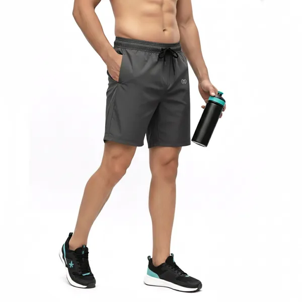 Black_Premium_Polyester_And_Spandex_Sports_Shorts_For_Men