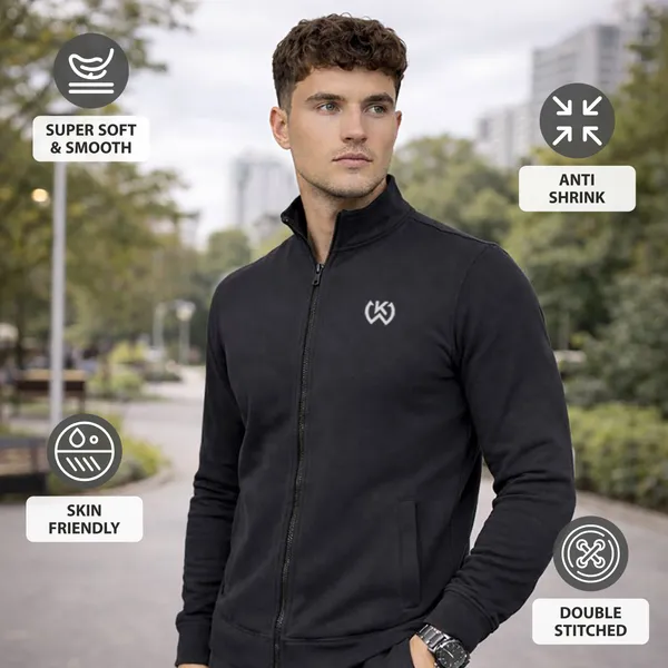 Black_Premium_Polyester_And_Spandex_Tracksuit_For_Men