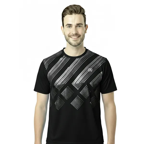 Black_Premium_Polyester_And_Spandex_Sports_T-Shirt_For_Men