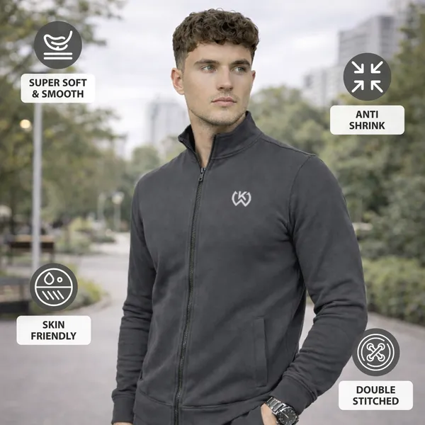 Grey_Premium_Polyester_And_Spandex_Jacket_For_Men