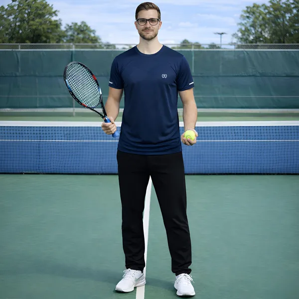 Navy_Blue_Premium_Polyester_And_Spandex_Sports_T-Shirt_For_Men