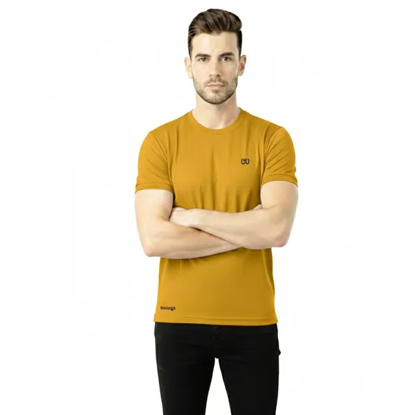 Yellow_Premium_Polyester_And_Spandex_Sports_T-Shirt_For_Men