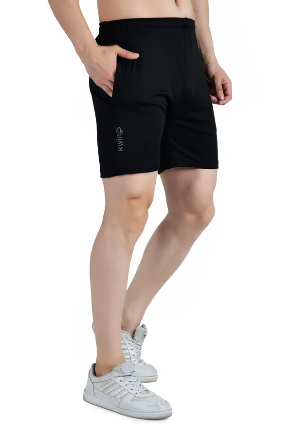 Black_Premium_Polyester_And_Spandex_Sports_Shorts_For_Men