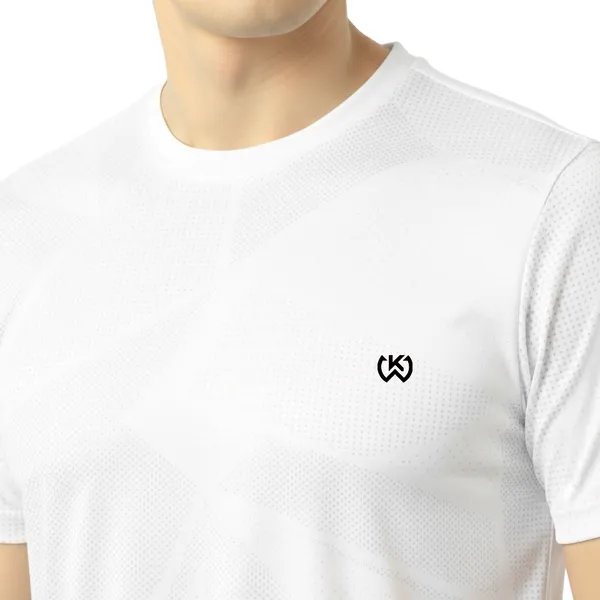 White_Premium_Polyester_And_Spandex_Sports_T-Shirt_For_Men