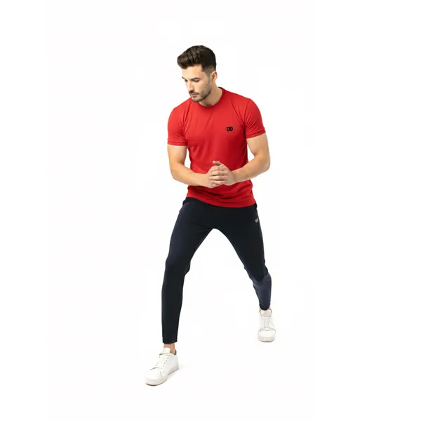 Red_Premium_Polyester_And_Spandex_Sports_T-Shirt_For_Men