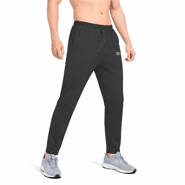 Black_Premium_Polyester_And_Spandex_Track_Pants_For_Men