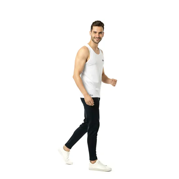 White_Premium_Polyester_And_Spandex_Tank_Top_For_Men