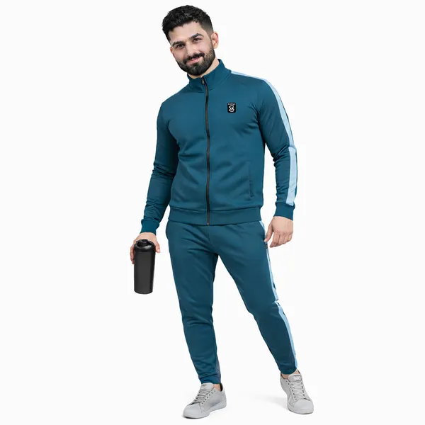 Teal_Premium_Polyester_And_Spandex_Tracksuit_For_Men