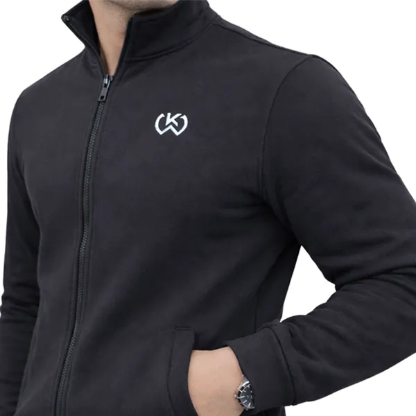 Black_Premium_Polyester_And_Spandex_Tracksuit_For_Men